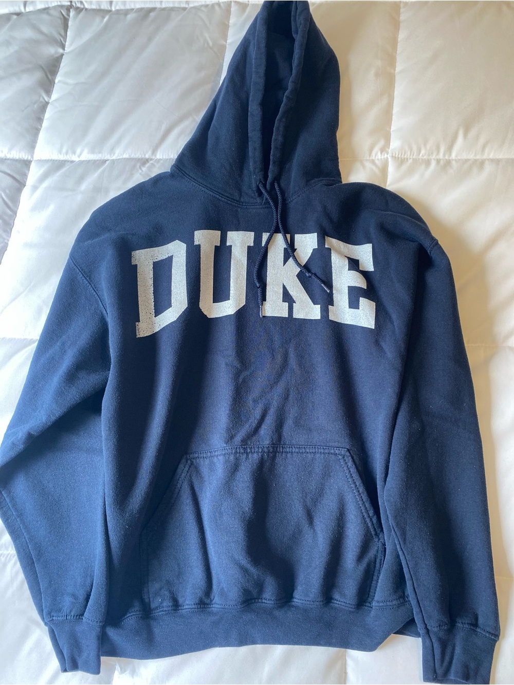 Duke Navy Hooded Pullover Sweatshirt